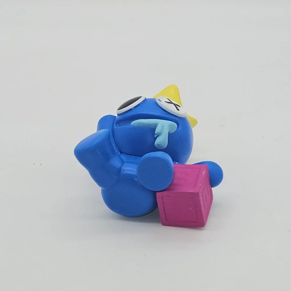 Rainbow Friends BLUE with Pink Block Mini Figure PhatMojo 2023 Series 1 Roblox